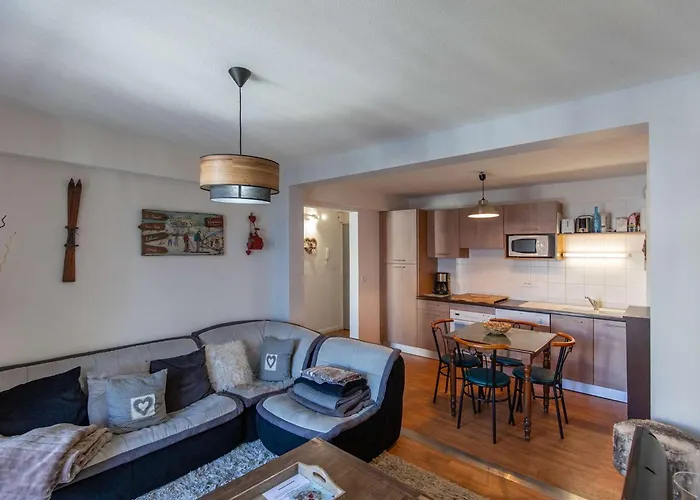 Coquet Appartement 4 Personnes, 2 Chambres Face Aux Pistes De La Mongie