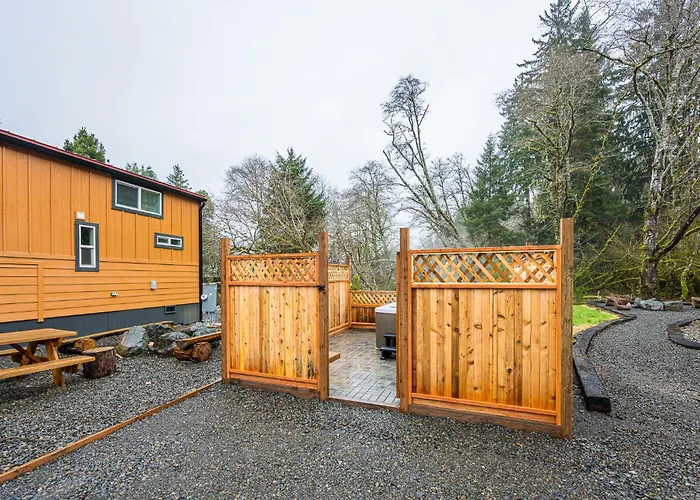 Rainforest Tiny Home Rustic