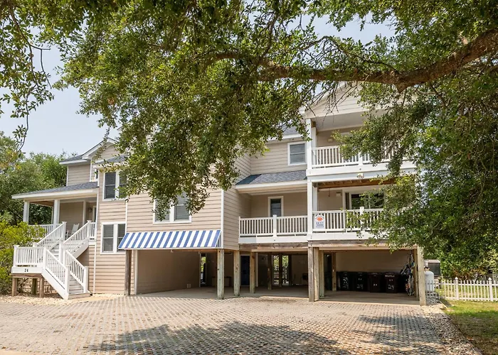 Beach Cabana - Southern Shores, 6 En-Suites, Elevator, Pool, Cabana Bar, Hot Tub, Game Room