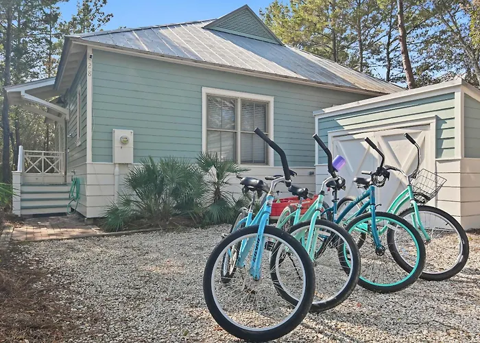 Beach Bungalow, 3 Min Walk To Beach, Golf Cart, 4 Bikes, Wagon