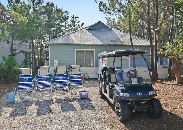 Beach Bungalow, 3 Min Walk To Beach, Golf Cart, 4 Bikes, Wagon