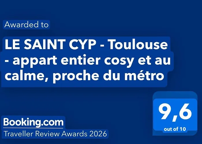 Le Saint Cyp - Toulouse - Appart Entier Cosy Et Au Calme, Proche Du Metro
