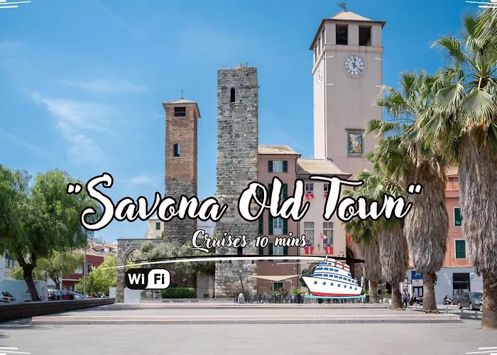 Savona Old Town - Free Wifi - Cruises 10 Mins