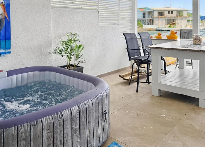 Villa Sunrise Jolly Harbour Waterfront Retreat