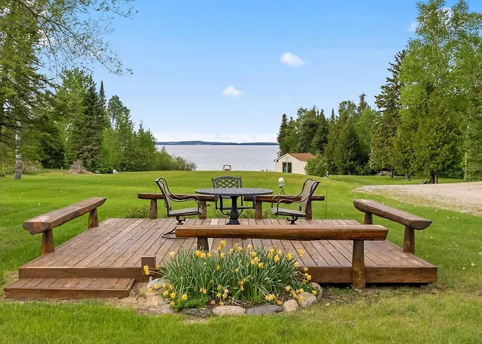 Lem'S Paradise #2 Lake Huron Cabin Firepit