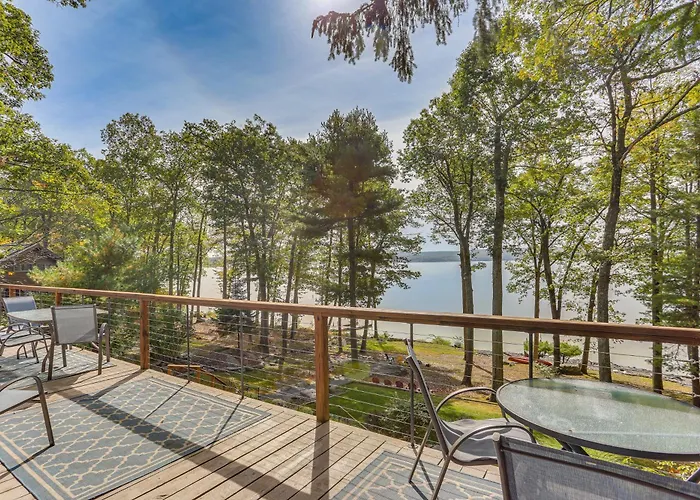 Huge Waterfront Home W/ Dock On Lake Wallenpaupack