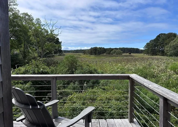 Wellfleet Vacation Townhome With Direct Marsh Views & Spa