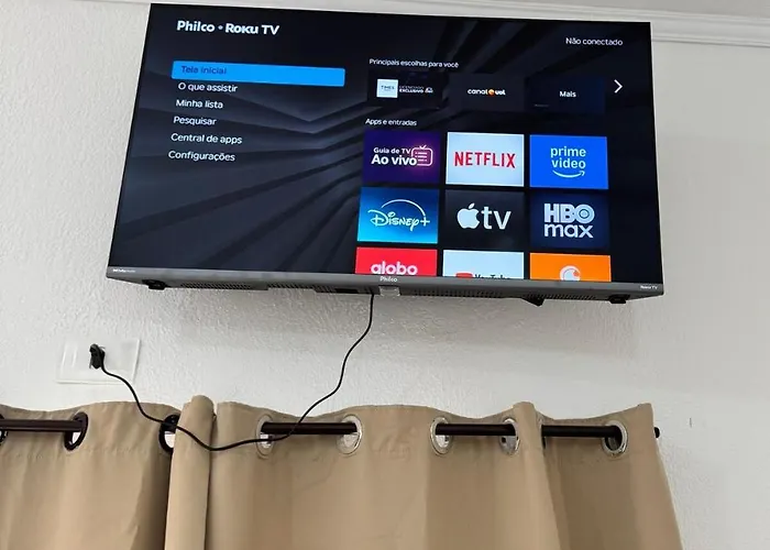 Suite 1 com Ar-Condicionado, TV, Wi-Fi e Geladeira