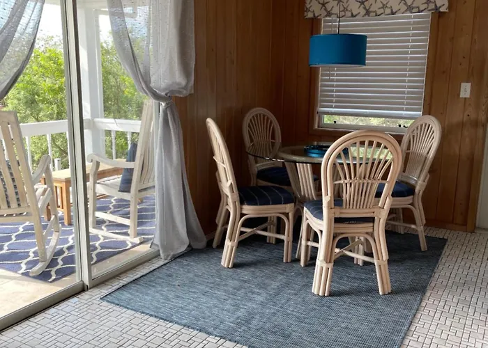Easy Breezy - Waterfront Beach Bungalow With 150 Foot Dock On Guana Cay And Waterside Pergola