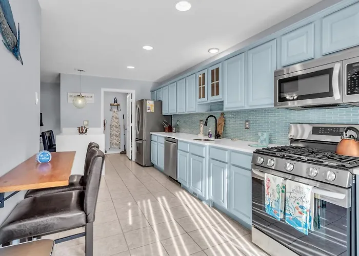Seaside Park Beach Home 3Br W Deck Peloton Parking 6 Beach Passes