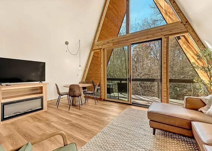 Dogwood Den- Cozy Forest A-Frame Near Bentonville