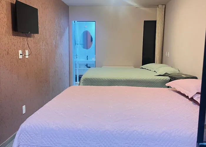 Quartos privativos com ar-condicionado