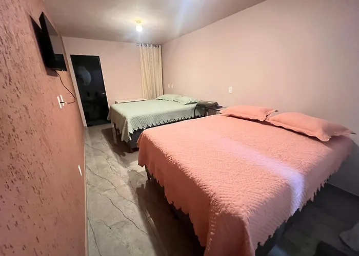 Quartos privativos com ar-condicionado