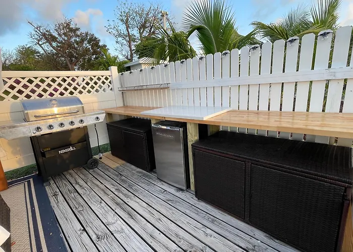 Easy Breezy - Waterfront Beach Bungalow With 150 Foot Dock On Guana Cay And Waterside Pergola