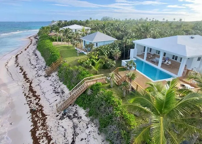 8 Bedroom Ocean Front In Eleuthera Double Bay With Pool