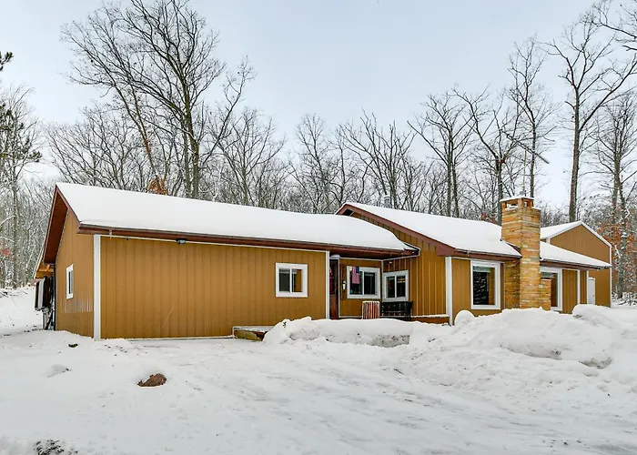 Home Theater & Hot Tub! Home Near Higgins Lake