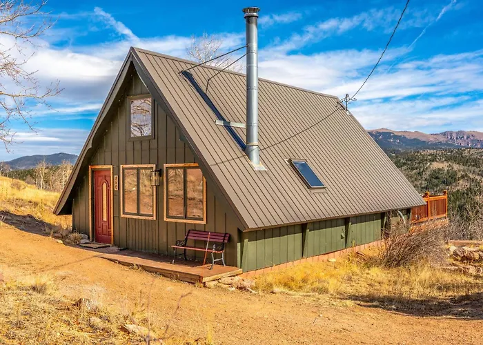 A-Frame Cabin With Hot Tub And Epic Pikes Peak Views