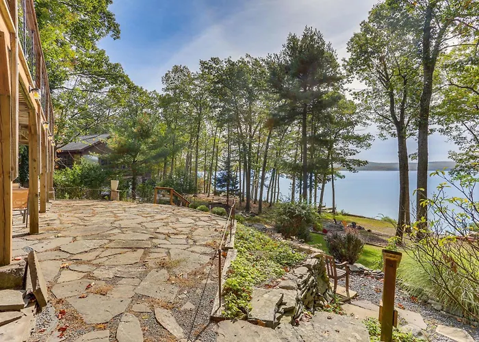 Huge Waterfront Home W/ Dock On Lake Wallenpaupack