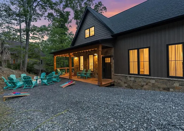 Lux Cabin Theater Hottub Firepit Gamerm Mtnviews