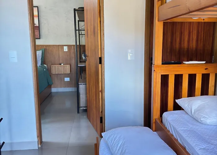 Palulu Flat Juquehy - O refúgio perfeito para casais e famílias - Área de Lazer com Piscina e Sauna - Garagem Subterrânea - Serviço de Praia