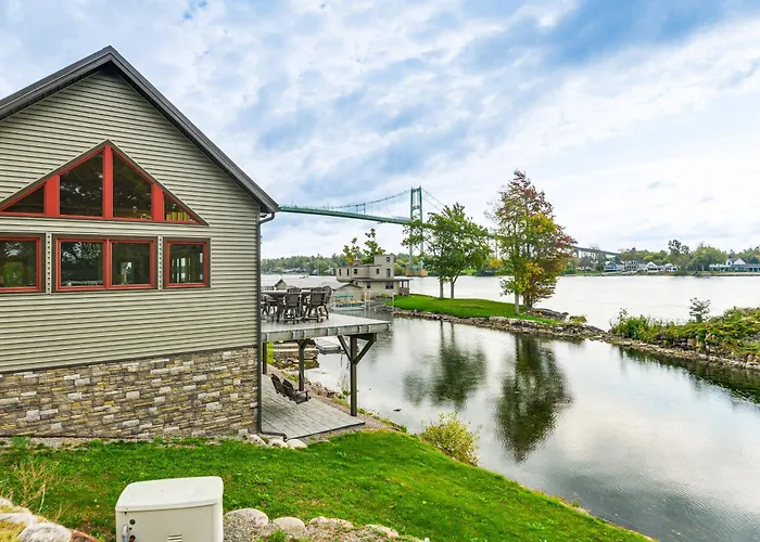 Hot Tub & Dock: Waterfront Wellesley Island Home!