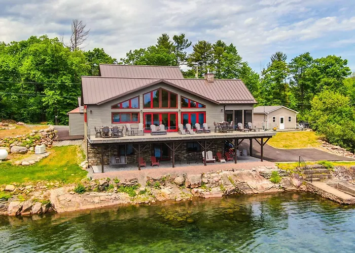 Hot Tub & Dock: Waterfront Wellesley Island Home!