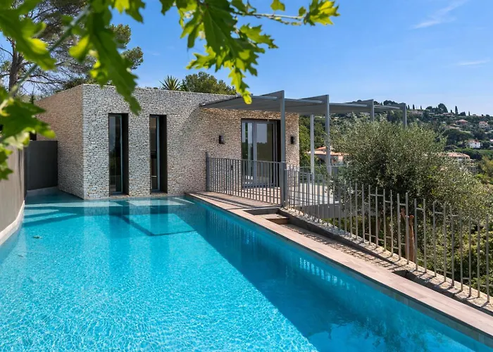 Villa Key West - Villa D'Exception Avec Piscine Privee Et Vue Mer Proche De Cannes