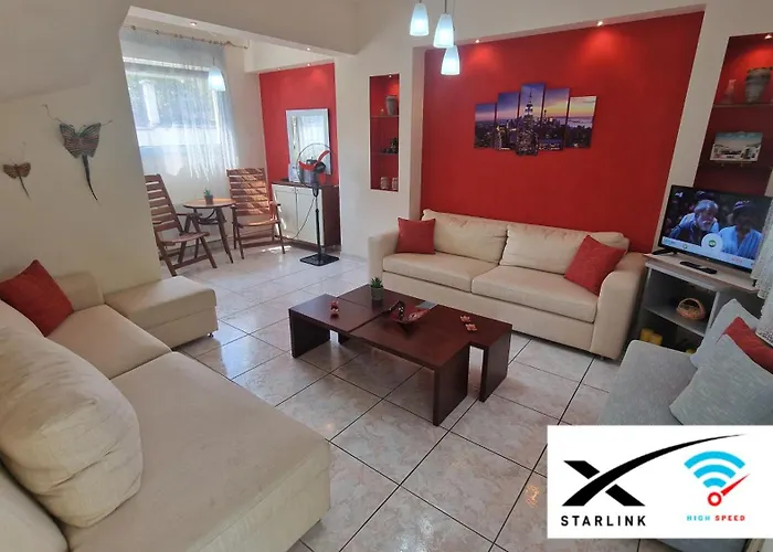 Modern Sea Villa In Leptokaria - Starlink Wifi