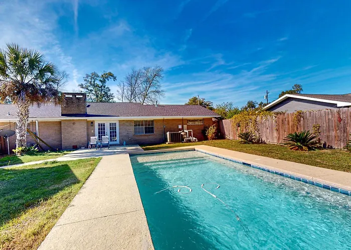 Poolside Bliss! Christian Pass Family Home W/ Yard
