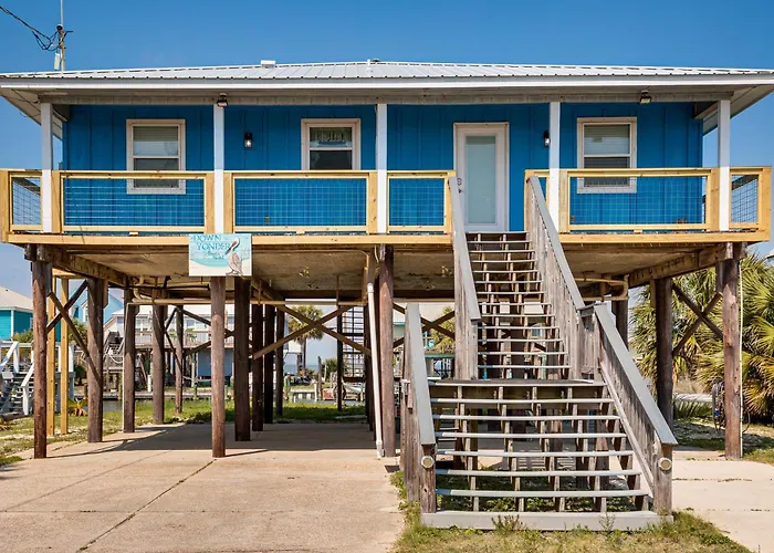 Waterfront Dauphin Island Home W/ Deck & Boat Dock