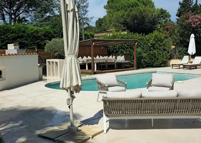 Villa Design Mougins - Pool House & Piscine Sous Les Palmiers