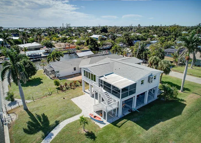 Boat Dock & Patio: Canal-Front St James City Home!