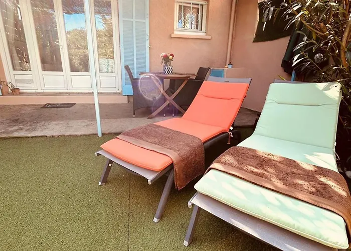 Studio Jardin Privatif 300M De La Plage
