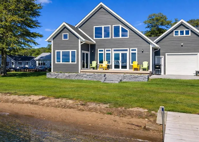 Snowmobile South Manistique Lake Lakeside Luxury