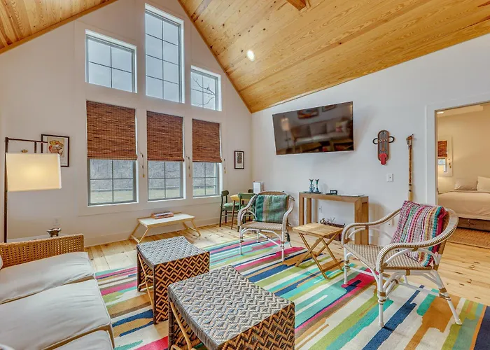 Modern Home Near Lake Martin: Fishing Pond On-Site