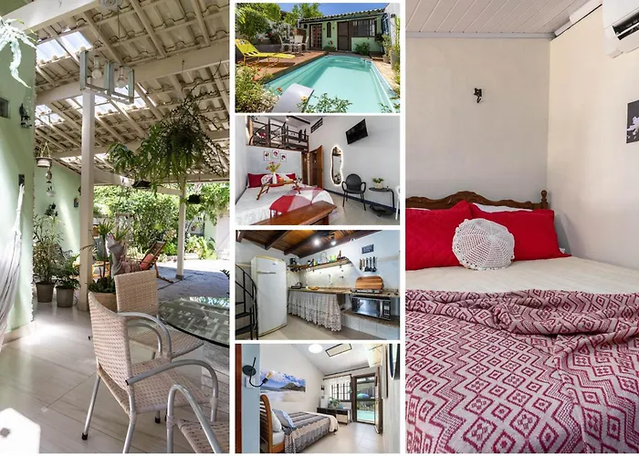 Boechat Loft 300m da Praia 3 Quartos Piscina Privativa Churrasqueira Jardim Wi-Fi 252 mpbs e Cozinha Completa - Indicado para Casais