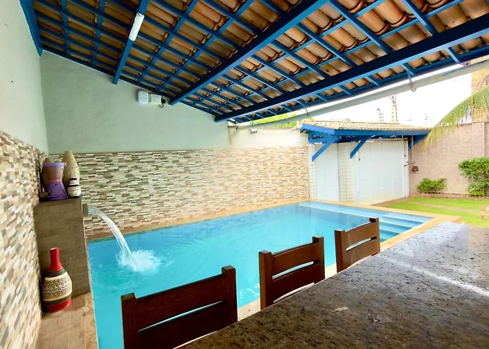Casa Paraíso Caponga, 50 m da praia, duplex com piscina