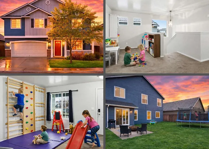 5 Bedroom Family Fun Sleep 12 Climbing Wall & Games