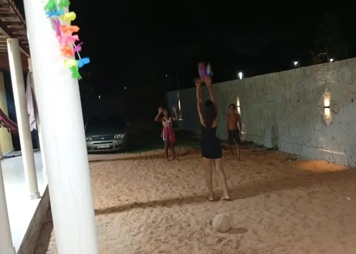 Casa de praia com chalés na Praia de Muriú RN