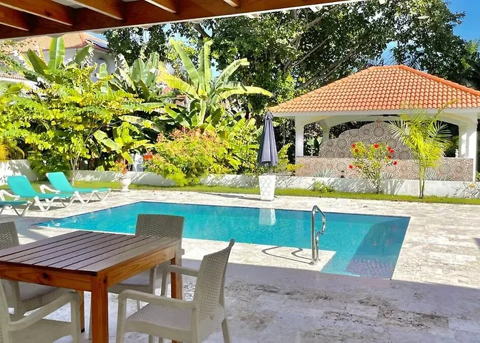 3Br Hideaway Lux Villa With Pool & Beach Access At Playa Encuentro, Cabarete