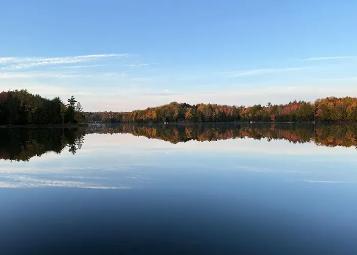Distinctly Modern Cabin On Quiet Northwoods Lake