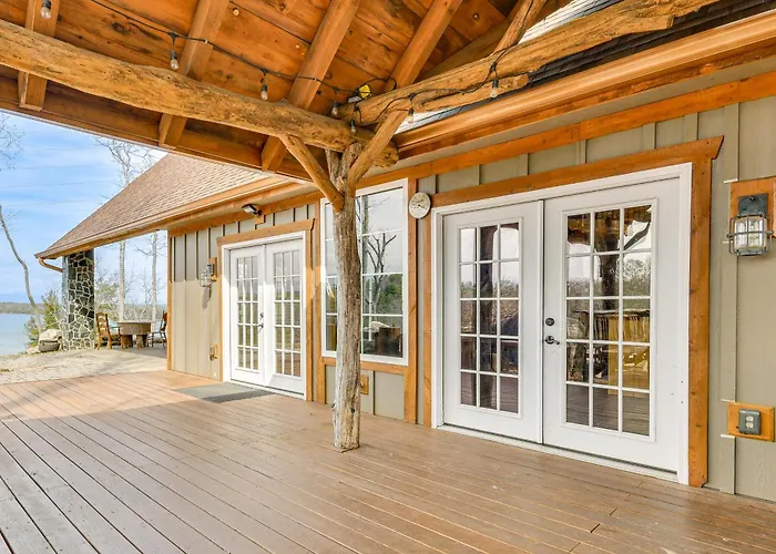 Steps To Private Beach! Family Home On Lake James