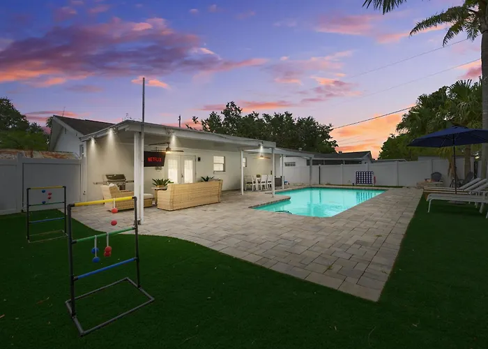 Coastin Close Family Fun Htd Pool Outdoor Games