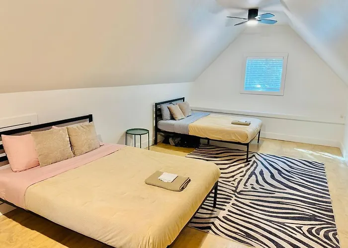 Scandinavian Haven Hot Tub Pool Ping Pong - 2 Houses Sleeps 32