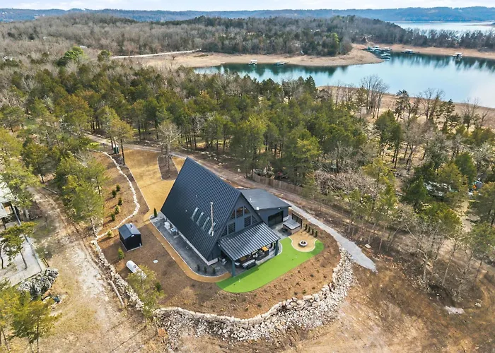 Aframe At Beaver Lake-Hot Tub-Epic Patio & Views