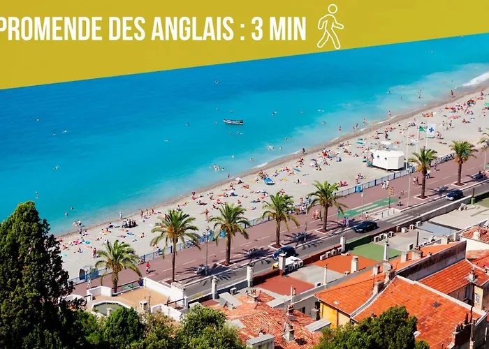 Maison Nice - Plage 300M - Parking