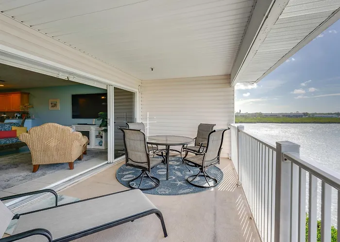 Large Balcony & Water Views: Indian Shores Condo!