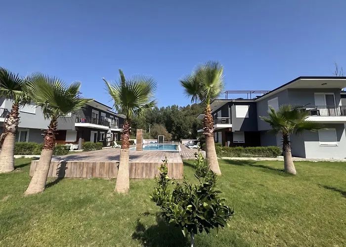 Palmiye Home Havuzlu Apart Dag Manzarali Goeynuek Kemer