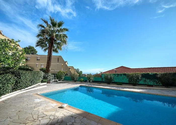Le Cap Sud Residence Calme Piscine Vue Garavan