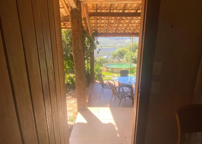 Quintal da prainha Bar - pousada simples-beira da lagoa